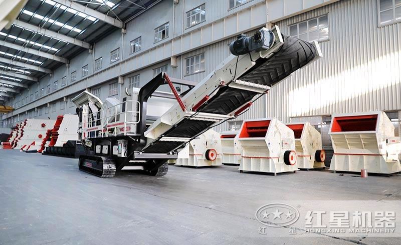 時(shí)產(chǎn)50噸移動碎石機(jī)